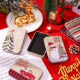 thumbnail image 4 of Whaline 12Pcs Christmas Tin Gift Card Holder Boxes 6 Design Metal Box with Lids Rustic Xmas Tree Snowman Tin Box Container for Christmas Stocking Stuffer Cards Crafts Party Favors, 4 of 7