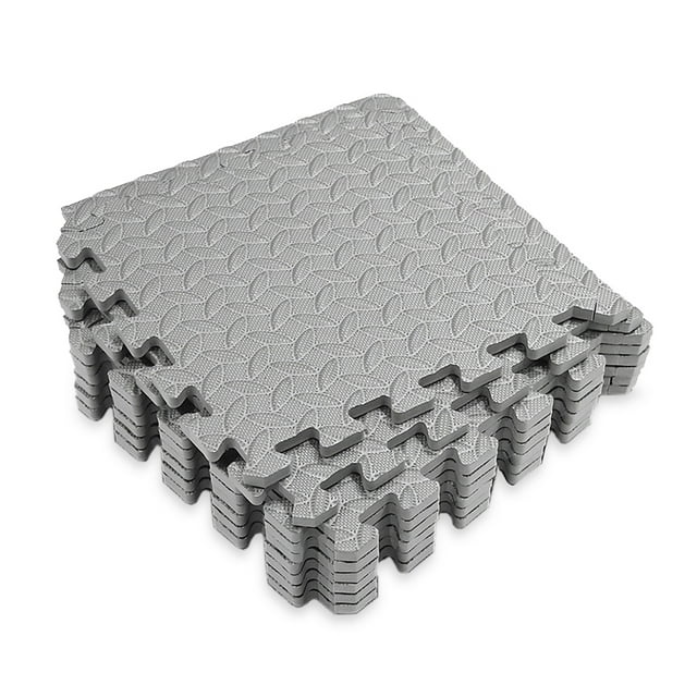 12PCS 30*30cm Protective Floor Mat -slip Bubble Bowl Foam Exercise Cushion