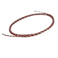 thumbnail image 4 of Cable revestido de 5 m Bling Bling rojo y negro Doble hebra acero inoxidable para grúa torre de ascensor, 4 of 12