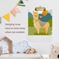 thumbnail image 6 of FMSHPON Cute Alpaca Clipboard Hardboard Wood Nursing Clip Board and Pull for Standard A4 Letter 13x9 inches, 6 of 6