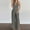 c01Gray, variant on Women's Fashion Solid Color Loose Split Elastic Waist Backless Jumpsuit Sleeveless Shoulder Straps Wide Leg Back Pants Pink L