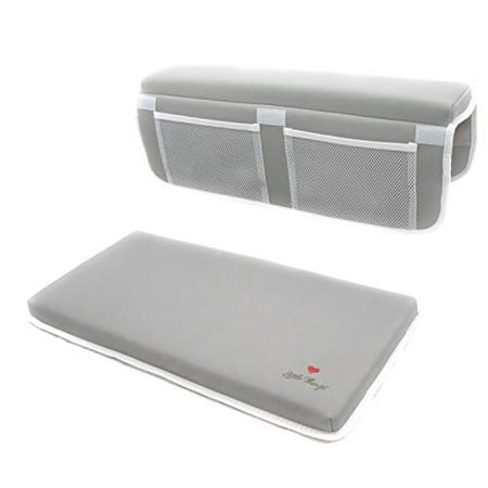 Baby Bath Kneeler - Bath Kneeler with Elbow Rest Pad Set - Padded Cushion Mat for Bathing - Bathroom Tub Pads for Bathtime - Kneeling Support for Bath Time - Kneel Padding for Babies To