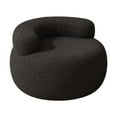 thumbnail image 3 of Reposapiés Sofá perezoso Sillón decorativo Mueble suave multifuncional Asiento portátil Negro, 3 of 9