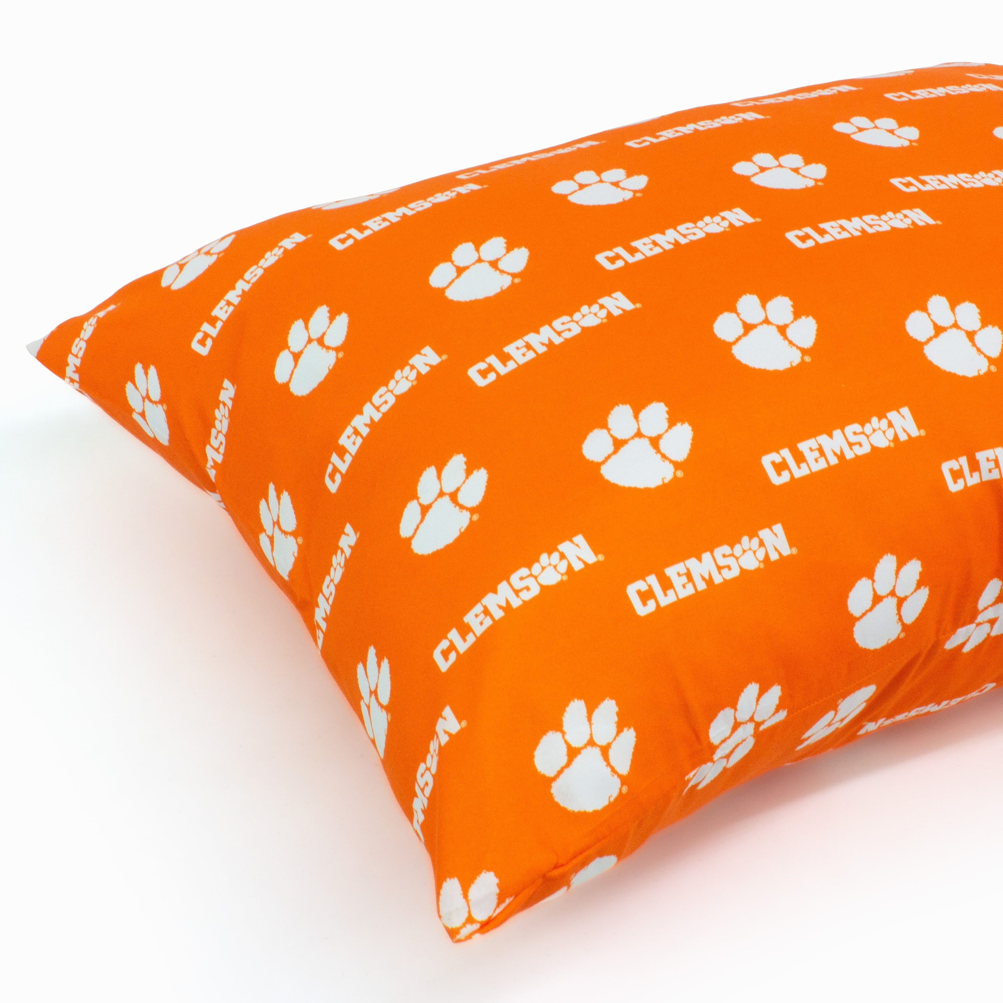 Clemson Tigers Pillowcase Body Pillow - 20" x 60"