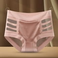 thumbnail image 2 of Jamicy Women's Underwear High Waisted Invisible Tummy Control Shapewear for Women - Stripe Lace Ladies Underwear Panties, 2 of 5