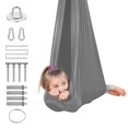 thumbnail image 1 of IMENGL Swing For Kids Adjustable & Easy Install Suitable For Indoor/Outdoor Use Soothing For Sensory Processing Disorder & Special Needs 55 65 75 85 Cm,60 X 60cm,12er Pack Enhancing Emotional & Se, 1 of 7