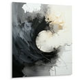 thumbnail image 2 of Designart "Contrasting euphony II" Abstract Spirals Metal Wall Decor, 2 of 5
