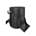 thumbnail image 2 of YaoZQ 15 Gallon Extra Large Potato Grow Bags with Access Flap, Heavy Duty Fabric Planter for Big Harvest Taro Onions, Outdoor Gardening Container, Black, 2 of 6
