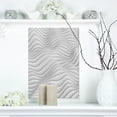 thumbnail image 1 of Fractal Rippled White 3D Waves - Abstract Canvas Art Print, 1 of 3