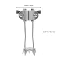 thumbnail image 2 of Phenofice High Strength Stainless Steel Cane Ice Attachment with Anti Skid Features for Snow Trails, 2 of 8