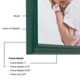 thumbnail image 3 of ArtToFrames 6x8 Inch Green Picture Frame, This Green Wood Poster Frame is Great for Your Art or Photos, Comes with Regular Glass (4157), 3 of 8