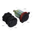 thumbnail image 4 of USB Socket Charger Panel, Panel Switch Reliable 4 Hole Convenient 12V High Strength With Lighter For RV For Car For Marine, 4 of 8