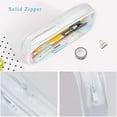 thumbnail image 4 of Juego de 4 estuches para lápices, bolsa transparente para lápices, estuche con cremallera de PVC, almacenamiento para lápices, bolsa de maquillaje, bolsa de artículos de tocador de viaje para, 4 of 7