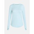 thumbnail image 7 of ClimateRight by Cuddl Duds Women's Warmer Crewneck Thermal Base Layer Thermal Top, Sizes XS-4X, 7 of 7