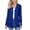 Blue, variant on Women's Long Sleeve Thin Shawl Jacket – Solid V-Neck Open Front Duster Cardigan with Pockets (One Size) Hot Pink A