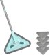 thumbnail image 1 of Multifunctional Mop, 360 Rotatable and Adjustable Cleaning Mop, Wet and Dry Triangle, 1 of 5