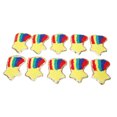 thumbnail image 1 of Dekaim-Parche Autoadhesivo De Estrella Y Arcoíris, Bordado Delicado, Apliques De Tela De Costura Para Bolsos Y Zapatos, 10 Uds., 1 of 5