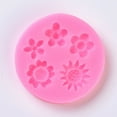 thumbnail image 3 of 1pc Grade Silicone Molds Fondant Molds For Cake Decoration Chocolate Mold Flower Pink 64.5x8.5mm, 3 of 4