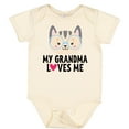 thumbnail image 3 of Inktastic Grandma Loves Me Girls Baby Bodysuit, 3 of 5