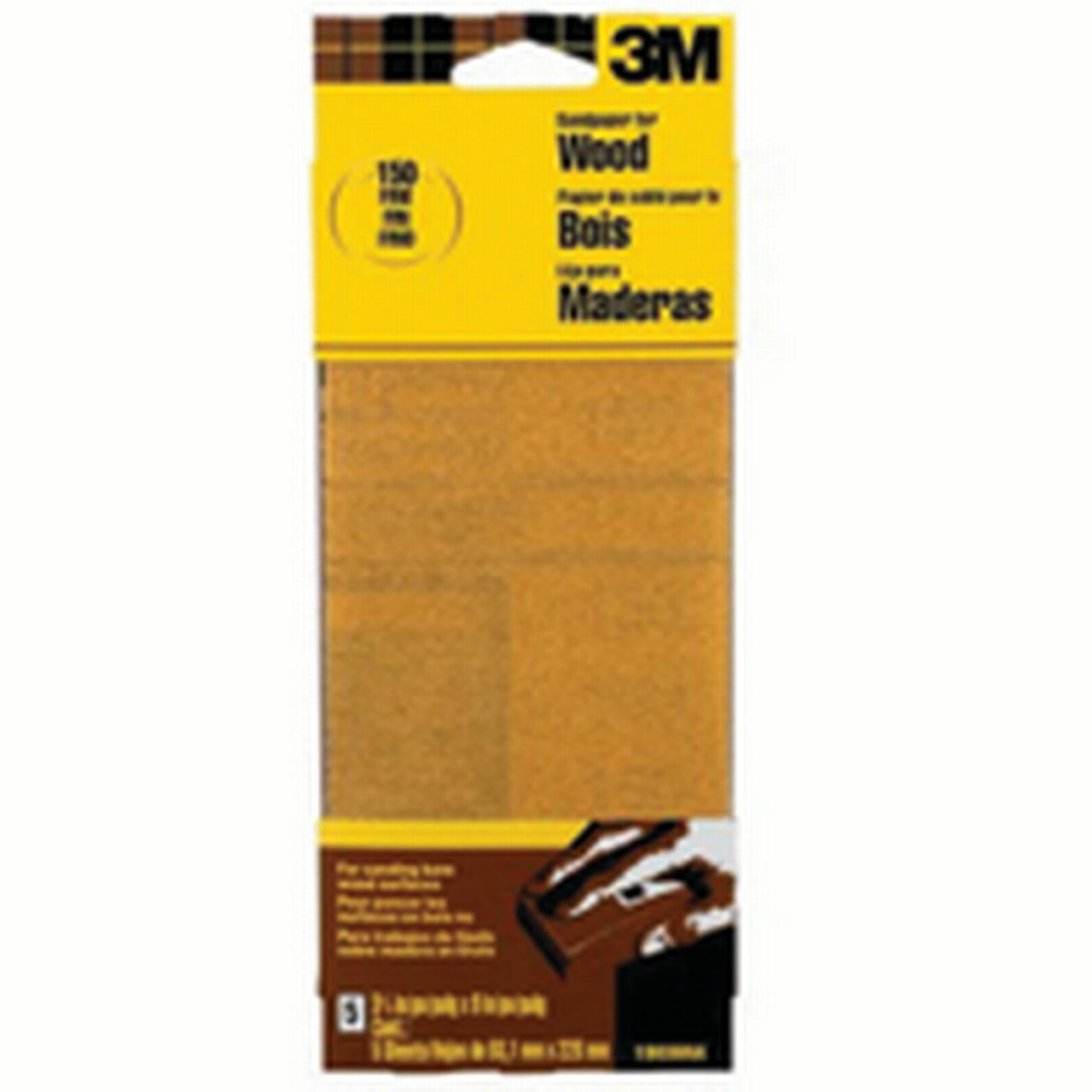 SANDPAPER FINE GRIT 3-2/3INX9