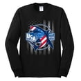 thumbnail image 2 of Wild Bobby Great White Shark USA Since 1776 Men Long Sleeve Shirt, 2 of 6