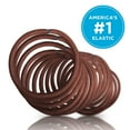 thumbnail image 4 of Goody Ouchless Braided Elastics, Brown, 32 count, 4 of 6