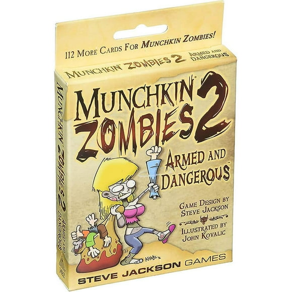Steve Jackson Games Munchkin Zombies 2 Armed and Dangerous Board Game 112 Cards