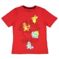 thumbnail image 1 of Pikachu T-Shirt Garçon Attrape-les Tous Charmander Bulbasaur Squirtle (TG), 1 of 1