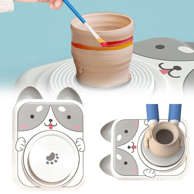 BotaniNest Pottery Wheel Machine With Clay For Ceramic Making Art Craft DIY Hobby Projects And Home 3ml