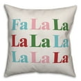 thumbnail image 2 of Creative Products Fa la la colorful 16x16 Spun Poly Pillow, 2 of 3