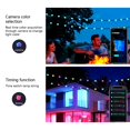 thumbnail image 4 of Décorations de Noël Extérieures Rideaux Lumineux LED Bluetooth, 33 Pieds USB DIY avec Télécommande et Contrôle par Application, Synchronisation Musicale, 8 Modes, Multicolore et Blanc Chaud pour Chambre, Décoration Extérieure de Noël, 4 of 8