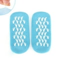 thumbnail image 6 of 2 Pairs Moisturizing Socks, Gel Socks Soft Moisturizing Gel Socks, Gel Spa Socks For Repairing and Softening Dry Cracked Feet Skins, Gel Lining Infused with Essential Oils and Vitamins (Blue,Pink), 6 of 8