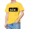 thumbnail image 3 of LUOGENLI Shirts Shirts for Kids Girls Child Short Sleeve Prints T Shirt Trendy Girls Fans Present Tops Cute Tops for Girls 10-12 Tops for Girls 6-7 Years Old Yellow 12-13 Years, 3 of 6