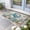 Turquoise, variant on Teal Crab Coastal Door Mat Indoor Outdoor,Summer Beach Nautical Starfish Retro Non Slip Welcome Mat with Rubber Backing,Absorbent Fabric Front Door Mats Entryway Rug for Home Patio Entrance 20"x31.5"