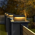 thumbnail image 2 of thinsony Square Stainless Steel LED Waterproof Modern Solar Fence Post Lights, 2 of 9