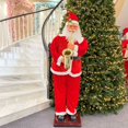 thumbnail image 3 of Nueva llegada Musical Santa Claus vacaciones Santa decoración interior Festival accesorios Navidad decoración Navidad Santa Claus, 3 of 4