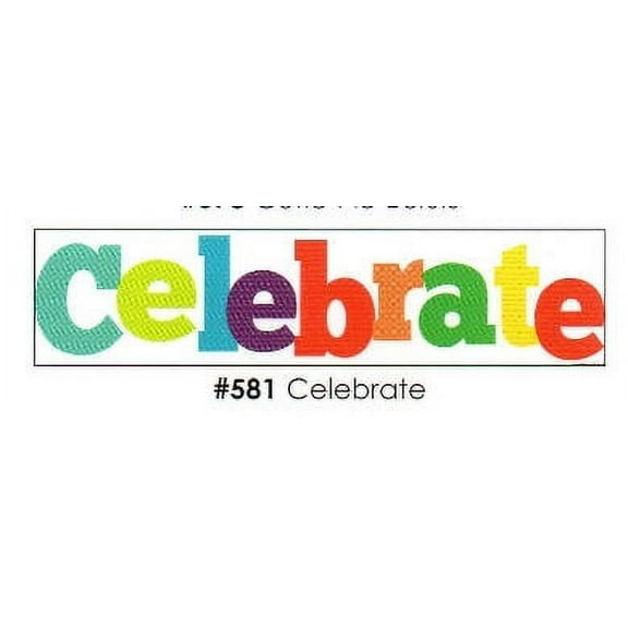 Celebrate 3 Strips Edible Frosting Photo Cake Border Decoration
