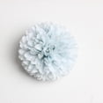 thumbnail image 4 of Flores artificiales, 10 cabezas de flores de seda, ramo de flores de crisantemo Gris azul claro, 4 of 9