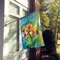 thumbnail image 2 of Gerbera Daisies in Watercolor House Flag 28 in x 40 in, 2 of 7