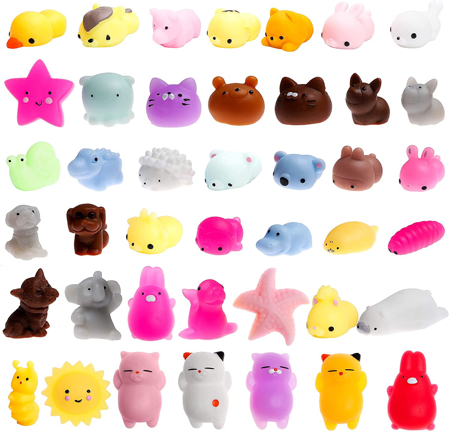 JoyX 30 Pcs Mochi Squishies Toy, Squeeze Cat Squishies for Mochi Party ...