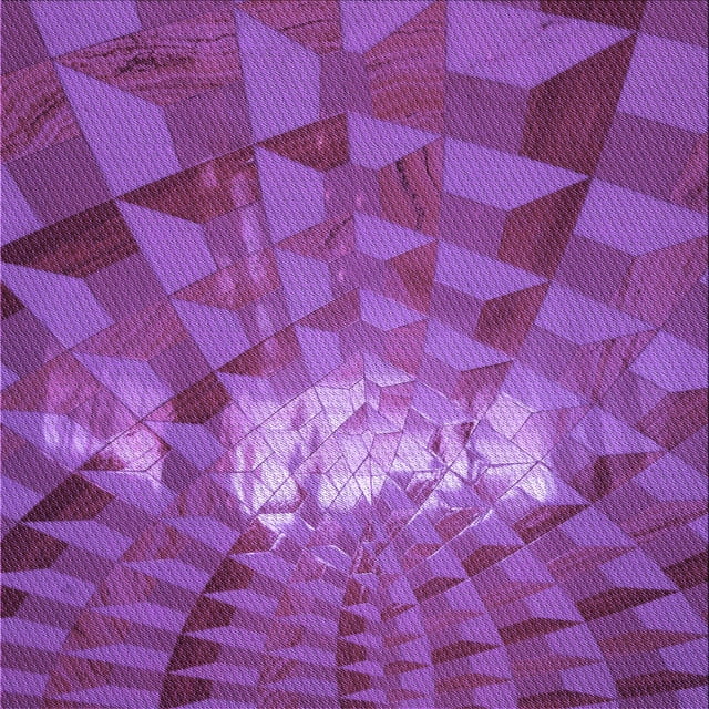 Ahgly Company Tapis d'Intérieur Lavable en Machine Carré Transitionnel Magenta Foncé Violet, 4 Pieds Carré