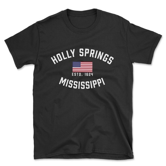 Holly Springs Mississippi Patriot Men's Cotton T-Shirt