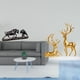 thumbnail image 2 of Colección de esculturas con figuras de toro, oso, y ciervo, obras de arte de resina chinas de Feng Shui para escritorio, encimera, decoración de, 2 of 8