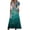 E-Multicolor, variant on Women's Dresses Solid Color Loose Casual Printed Short Sleeved V-Neck Mid Calf Dress V-Neck Dress A-Multicolor