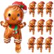 thumbnail image 3 of 10/1PCS Mini globos de aluminio con forma de hombre de jengibre, juguete para árbol de Navidad, Papá Noel, fiesta de cumpleaños para niños, decoraciones navideñas, 3 of 5