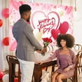 thumbnail image 2 of Happy Valentines Day 71x35 Inch | Valentines Day Backdrop for Valentines Day Decor | Valentines Backdrop for Valentines Banner Decorations, 2 of 5