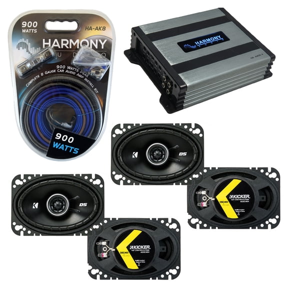 Fit BMW 5 Series 1979-1989 Factory Speaker Replacement Kicker (2)DSC46 HA-A400.4