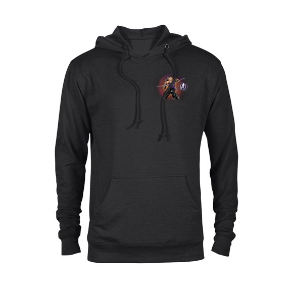 Marvel Avengers Hawkeye Hero Circle - Pullover Hoodie for Adults - Customized-Black
