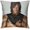 White, variant on Norman Reedus Pillowcase Daryl Dixon Soft Comfortable Pillow Covers with Zipper Pillow Protectors 18x18 inch