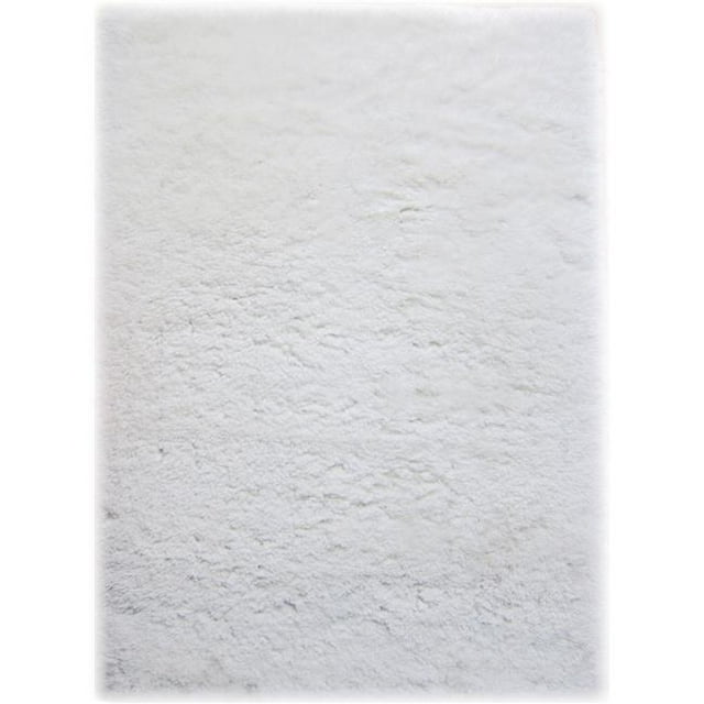 Amer Rug ODY77696 7 ft. 6 in. x 9 ft. 6 in. Odyssey Shag Rug, White